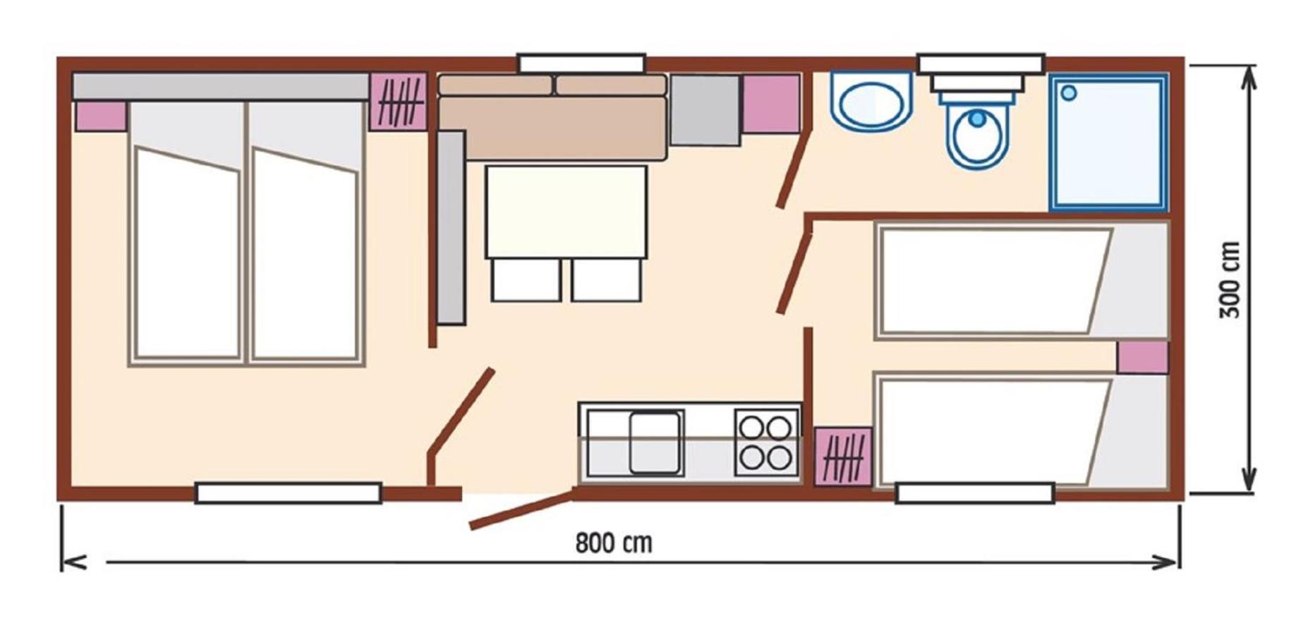 Victoria Mobilehome By Ville Degli Ulivi Марина ди Кампо Екстериор снимка